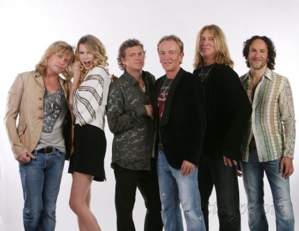 Def Leppard with Taylor Swift