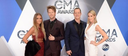 FGL duo + wives CMA Awards red carpet