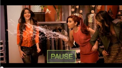 Kinect for X-Box Girls Room Commercial, Victorious Cast