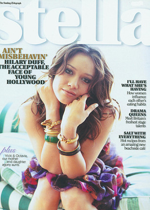 Hilary Duff Stella Cover