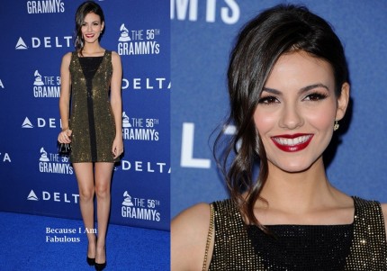 Victoria Justice-2014-GRAMMY Reception