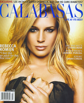 Rebecca Romijn Calabasas Cover
